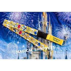 Universal Studios Orlando The Simpsons Souvenir Lanyard Keychain